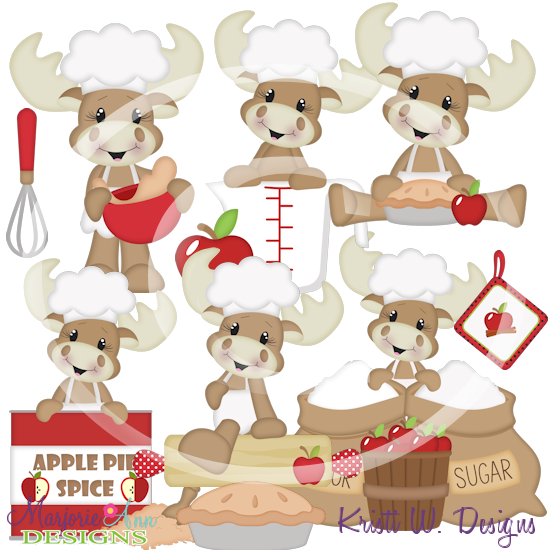 Apple Spice SVG Cutting Files/Paper Piecing +Clipart - Click Image to Close